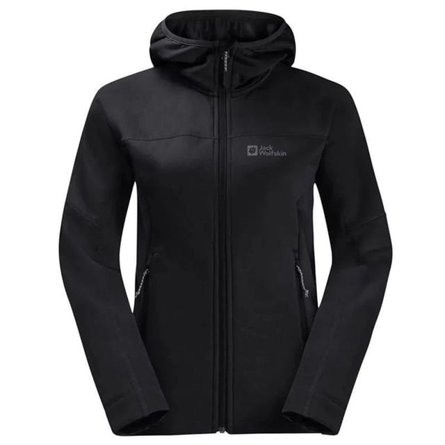 Jack Wolfskin Jack Wolfskin Women's Hirschberg Hooded Jacket in Black - 2