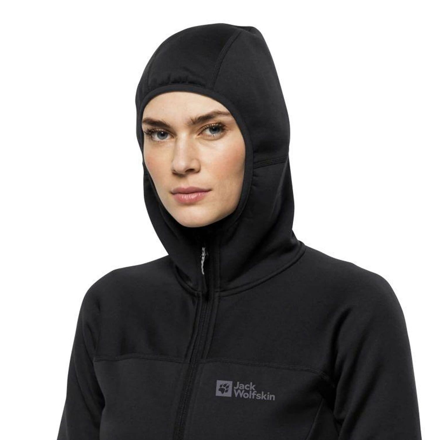 Jack Wolfskin Jack Wolfskin Women's Hirschberg Hooded Jacket in Black - 4