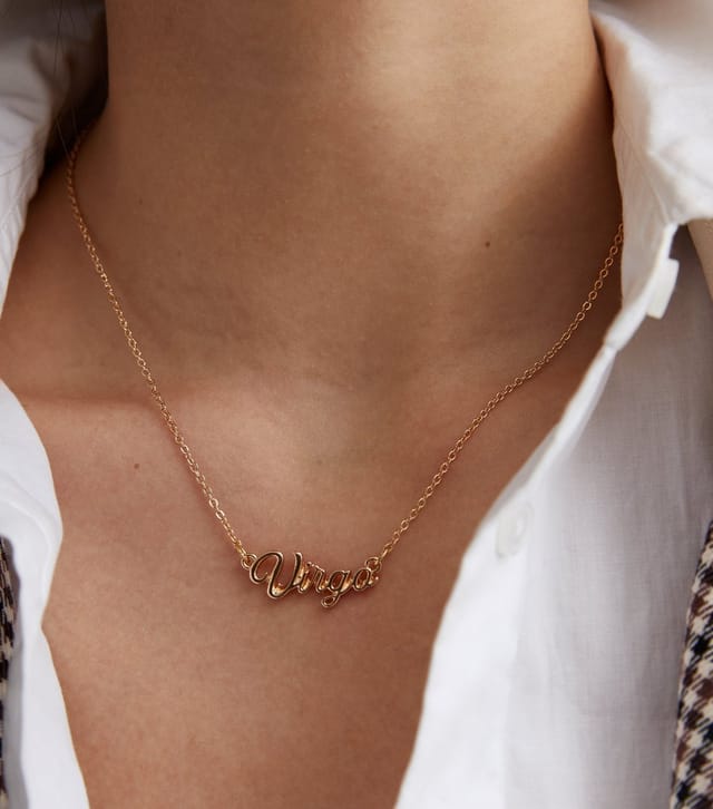 New Look Gold Virgo Star Sign Necklace New Look - 2