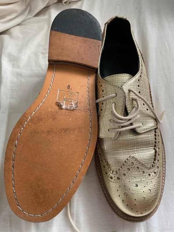 ASOS ASOS Gold Brogues