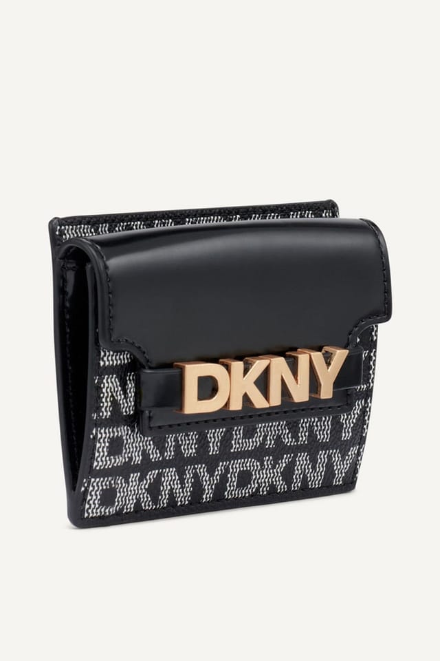 DKNY DKNY Women's Avril Logo Card Holder in Black - 2
