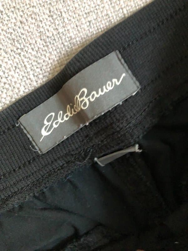 Eddie Bauer Black cargo joggers