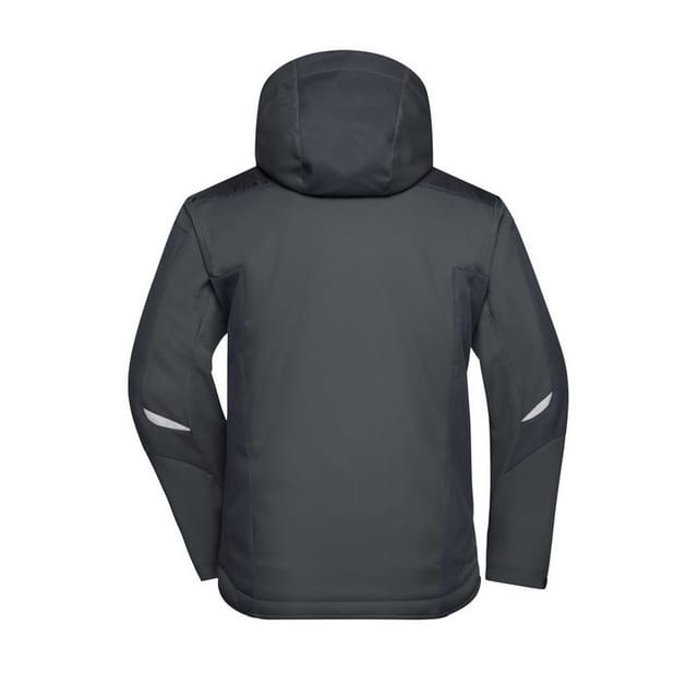 James and Nicholson James and Nicholson Men's Craftsmen Strong Soft Shell Jacket in Black - 2