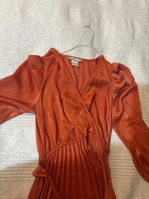 ASOS Silk orange dress