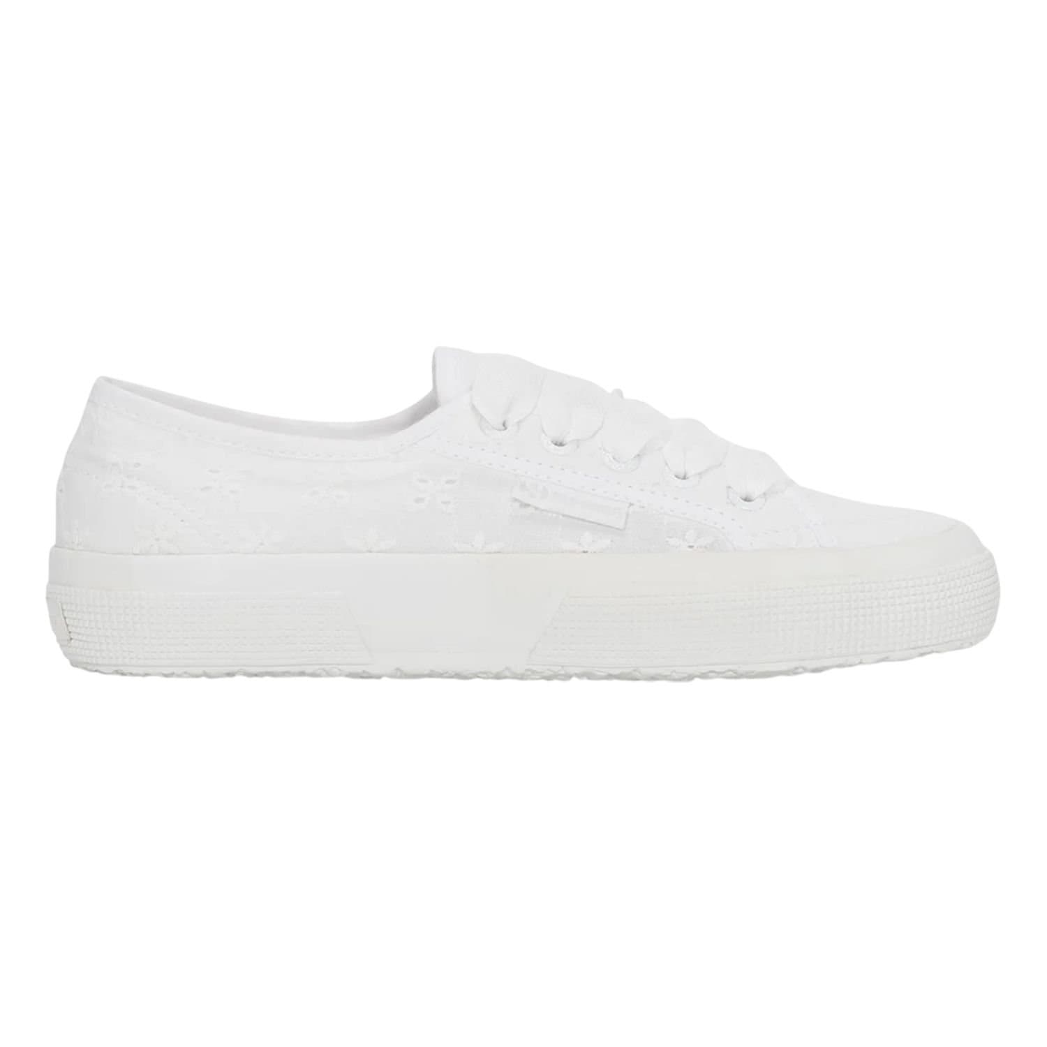 Superga Superga Women's 2750 Sangallo Flower Trainers in White