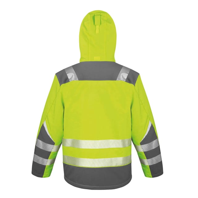 SAFE-GUARD by Result SAFE-GUARD by Result Men's Dynamic Reflective Coat in Bright Yellow - 2