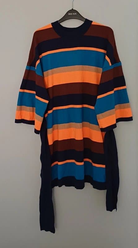 Never Fully Dressed Never Fully Dressed Striped Tunic/Mini Dress - size L (14/16)