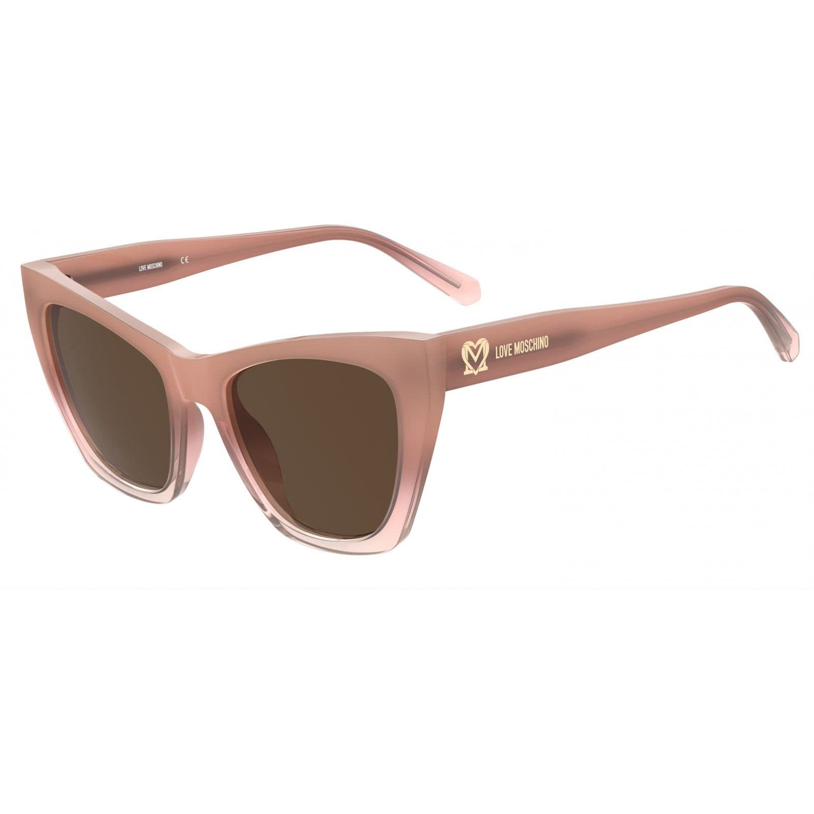 Love Moschino Love Moschino Women's MOL070-S-FWM Cat Eye Sunglasses in Brown