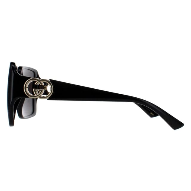 Gucci Gucci Women's Square Black with Gold Grey GG1692S - 3