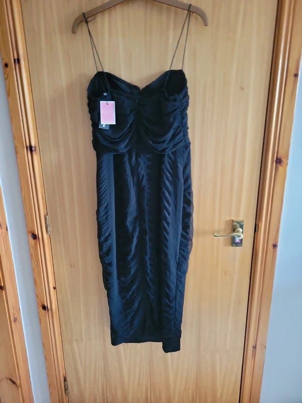 PrettyLittleThing BNWT Pretty Little Thing corset dress black 16