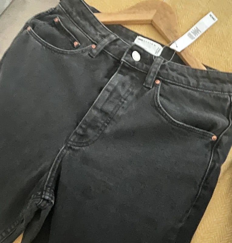 ASOS Black Denim Straight Leg Jeans