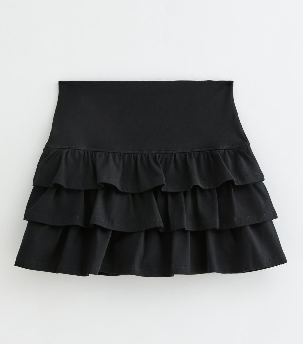 New Look Girls' Black Jersey Rara Skirt New Look