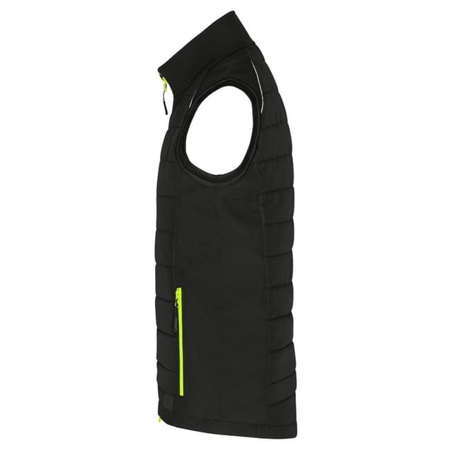 James and Nicholson James and Nicholson Men's Hybrid Gilet in Jet Black - 3