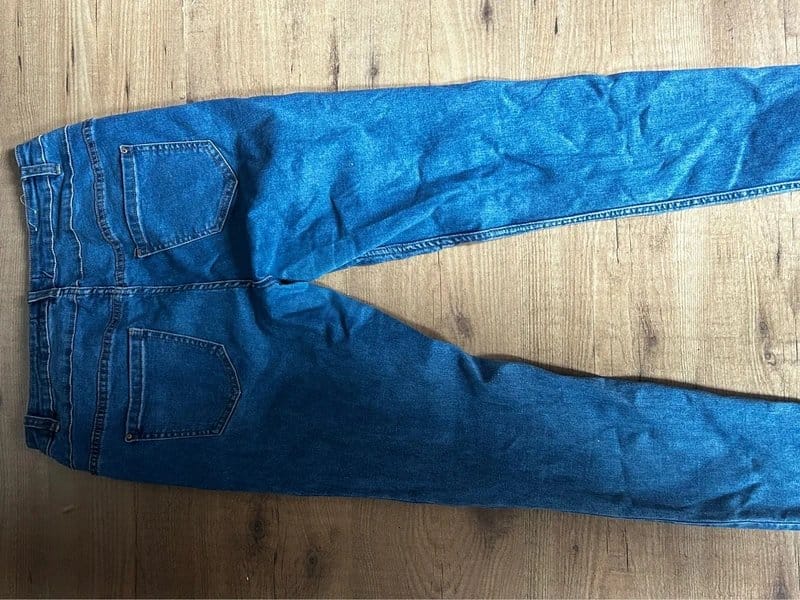 New Look Blue Denim Straight-Leg Jeans