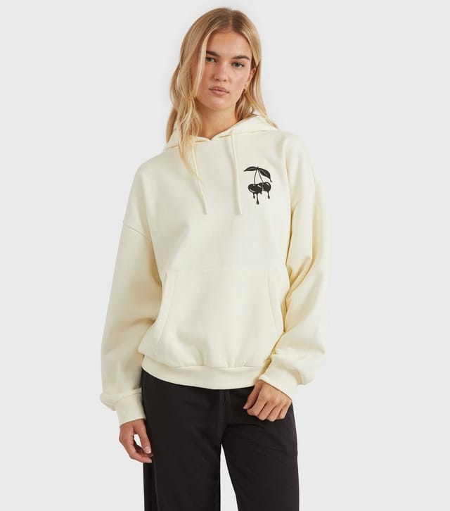 Skinnydip Women's Cream Don't Stress Logo Hoodie Skinnydip New Look - 2