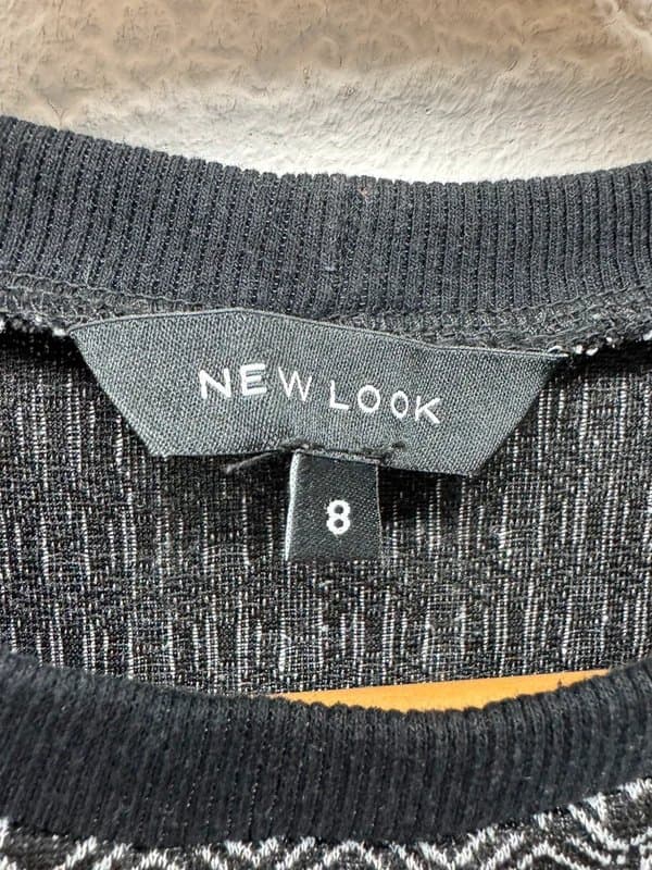 New Look Ladies New Look Patterned T Shirt Dress UK 8