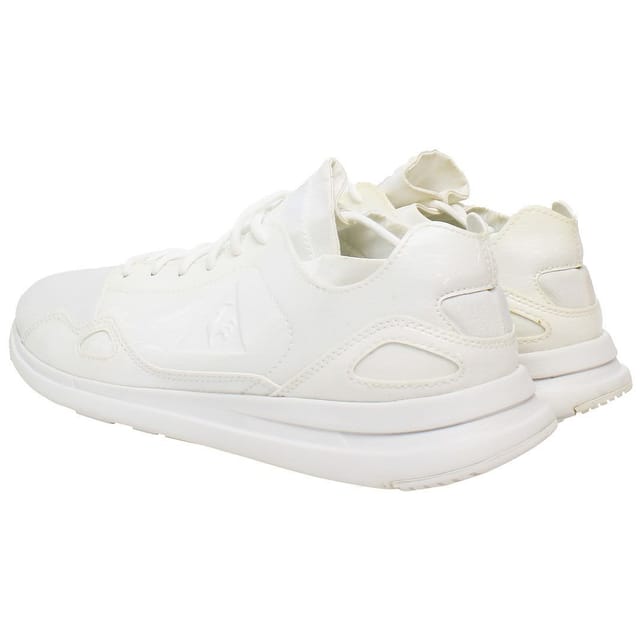 Le Coq Sportif Le Coq Sportif Women's LCS R Flow Lace-Up White Smooth Leather Trainers - 3
