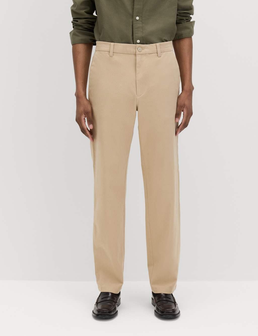 Marks & Spencer M&S The Ultimate Regular Fit Chinos Hessian