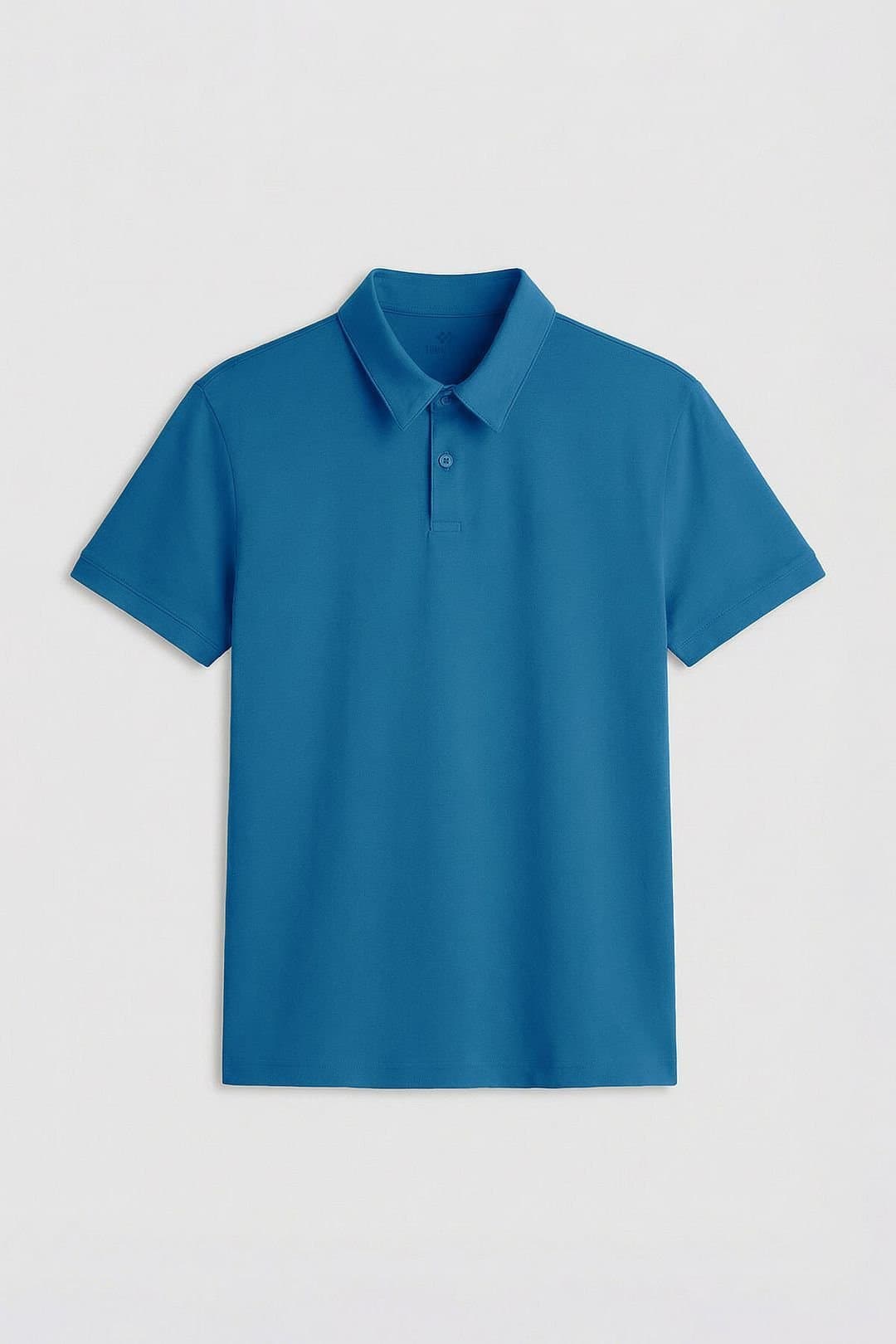Tommy Life Tommy Life Men's Cotton Elastane Polo T-Shirt in Bright Blue
