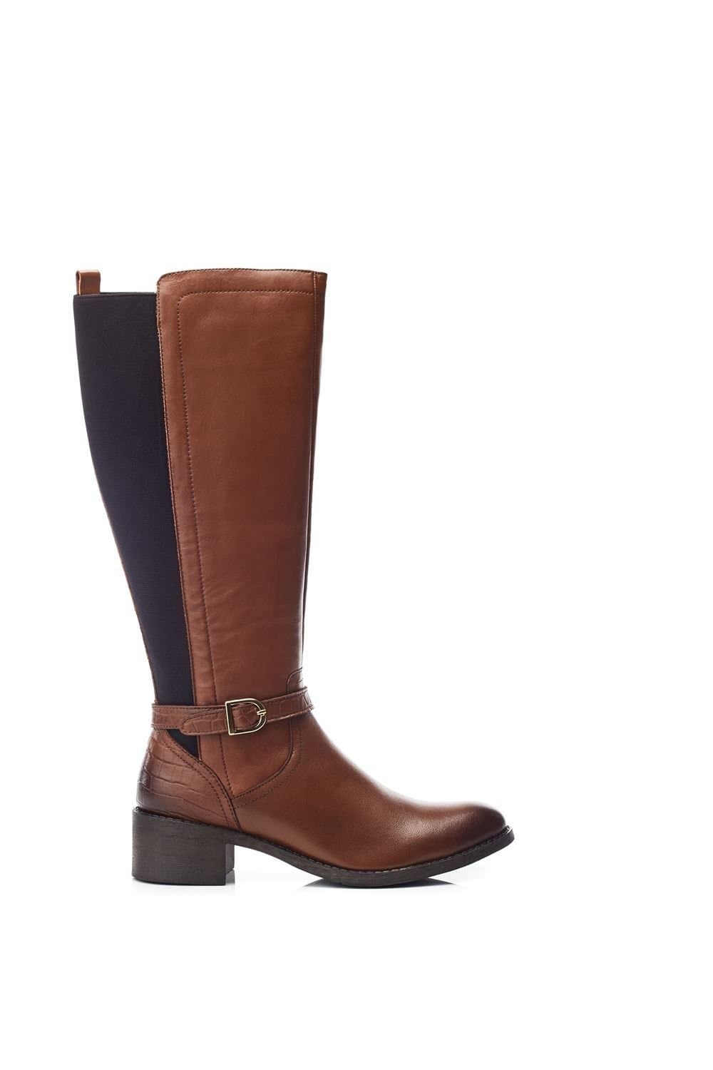 Moda In Pelle Moda In Pelle Women's 'Radelle' Leather Heeled Boots in Tan