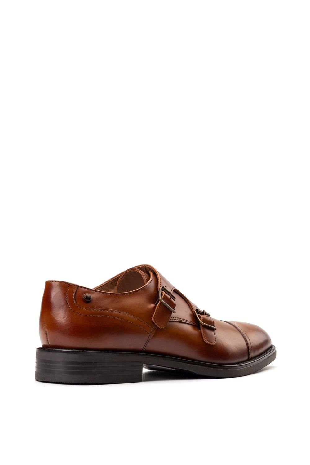 Base London Base London Men's Taper Monk Shoe in Tan - 2