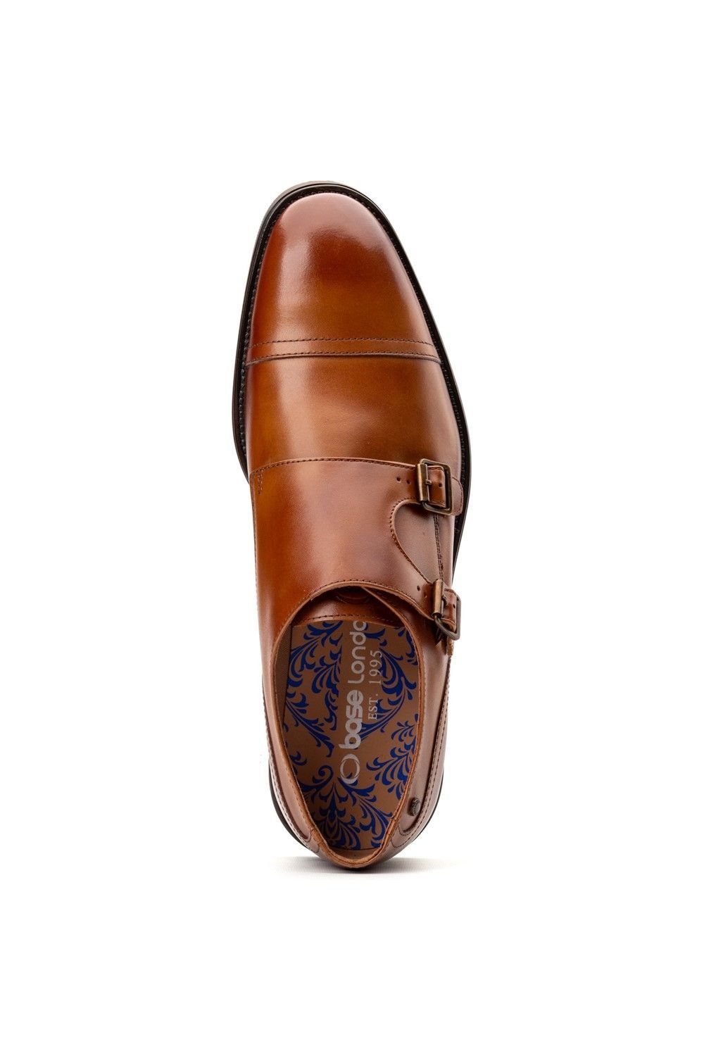 Base London Base London Men's Taper Monk Shoe in Tan - 4