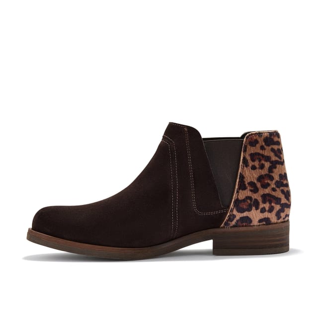 Clarks Clarks Women's Demi 2 Beat Dark Brown Suede Ankle Boots - 2