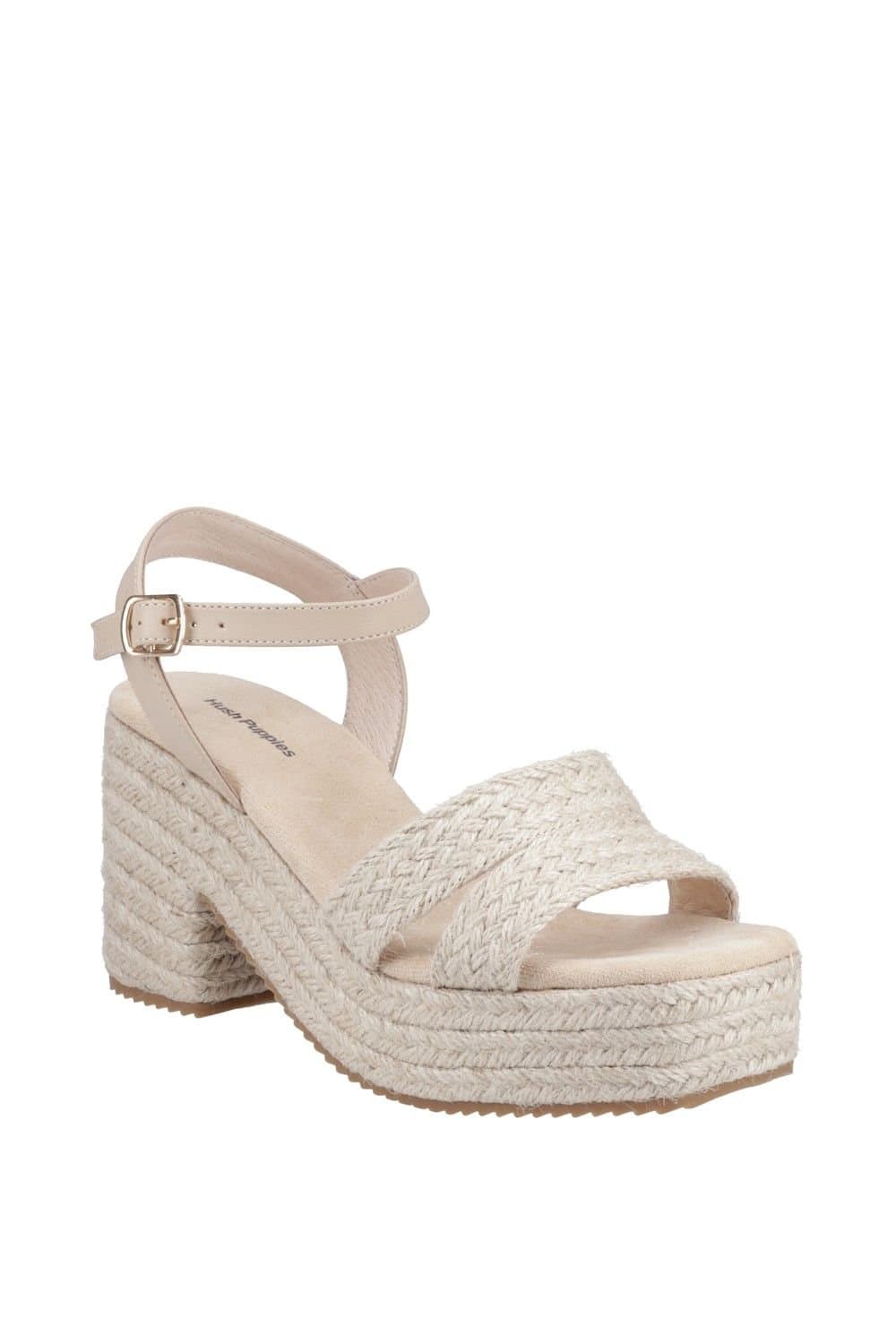 Hush Puppies Hush Puppies Nude Jamelia Espadrille Heel Sandal