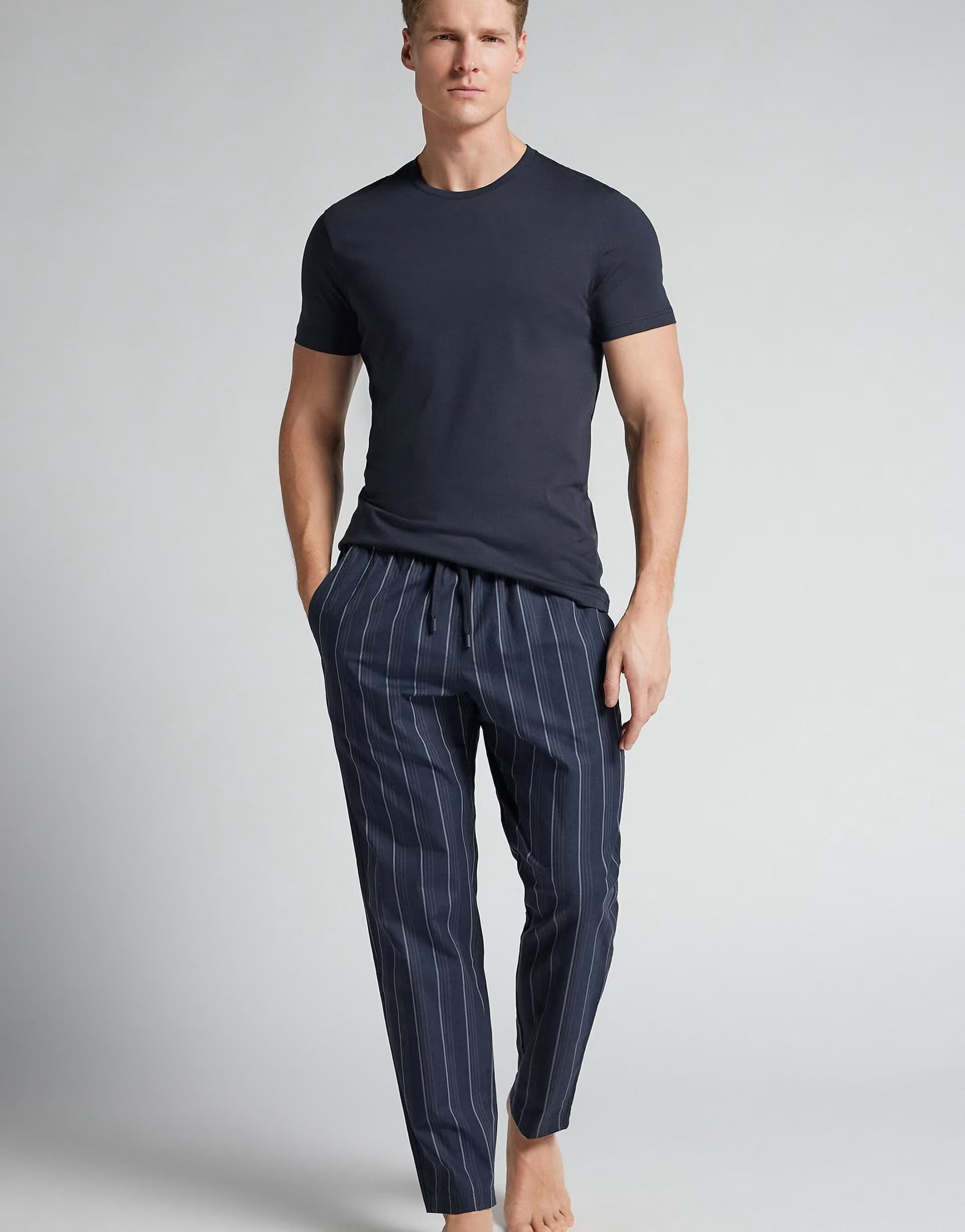 ASOS Intimissimi Trousers with stripes in blue stripes