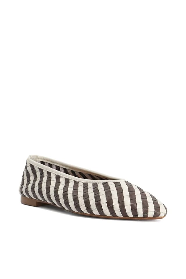 Dune London Dune London Women's 'Henlee' Leather Ballet Pumps - 2