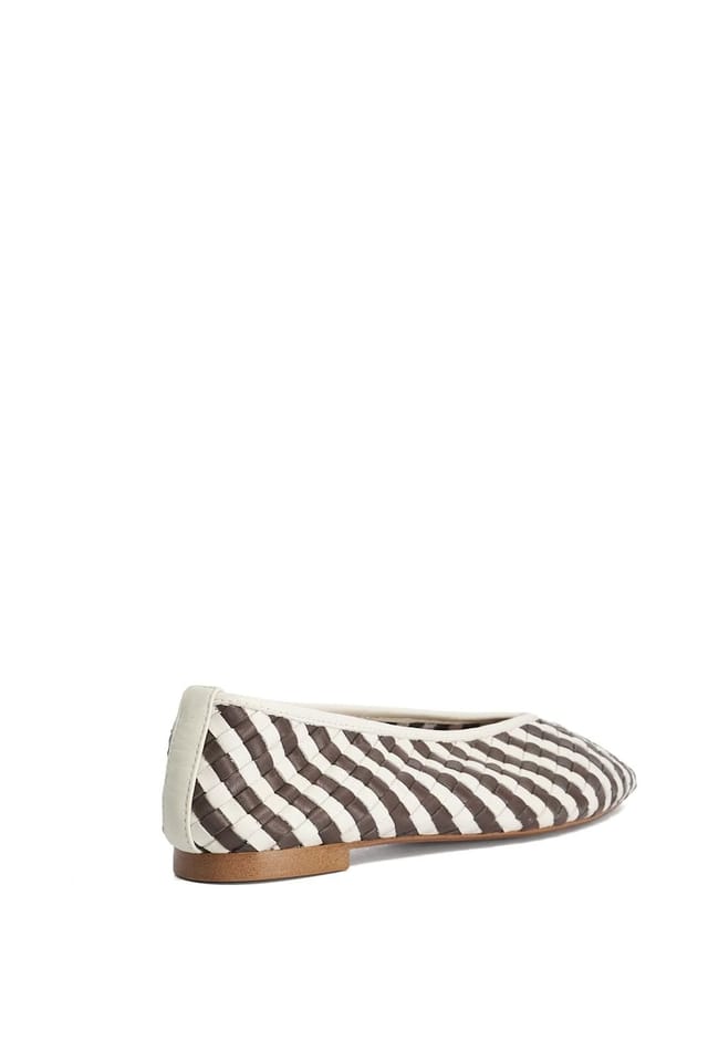 Dune London Dune London Women's 'Henlee' Leather Ballet Pumps - 3