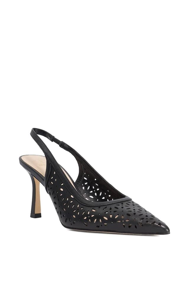 Dune London Dune London Women's 'Corfu' Leather Heeled Sandals in Black - 2