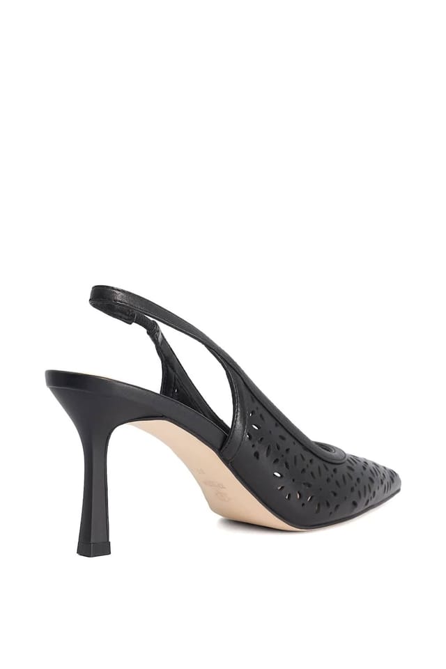 Dune London Dune London Women's 'Corfu' Leather Heeled Sandals in Black - 3
