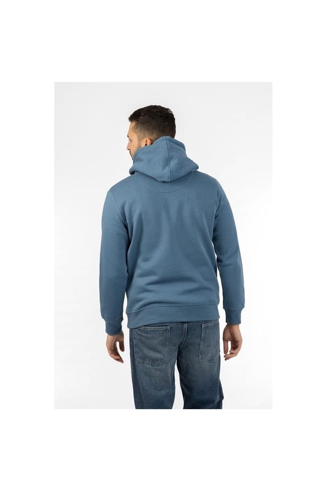 Hush Puppies Hush Puppies Men's HP Emboss Hoodie in Blue - 2