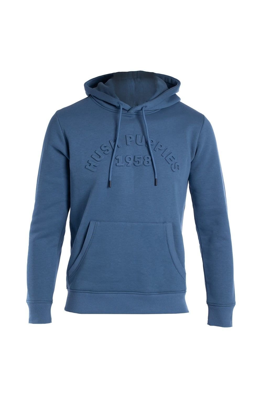Hush Puppies Hush Puppies Men's HP Emboss Hoodie in Blue - 4