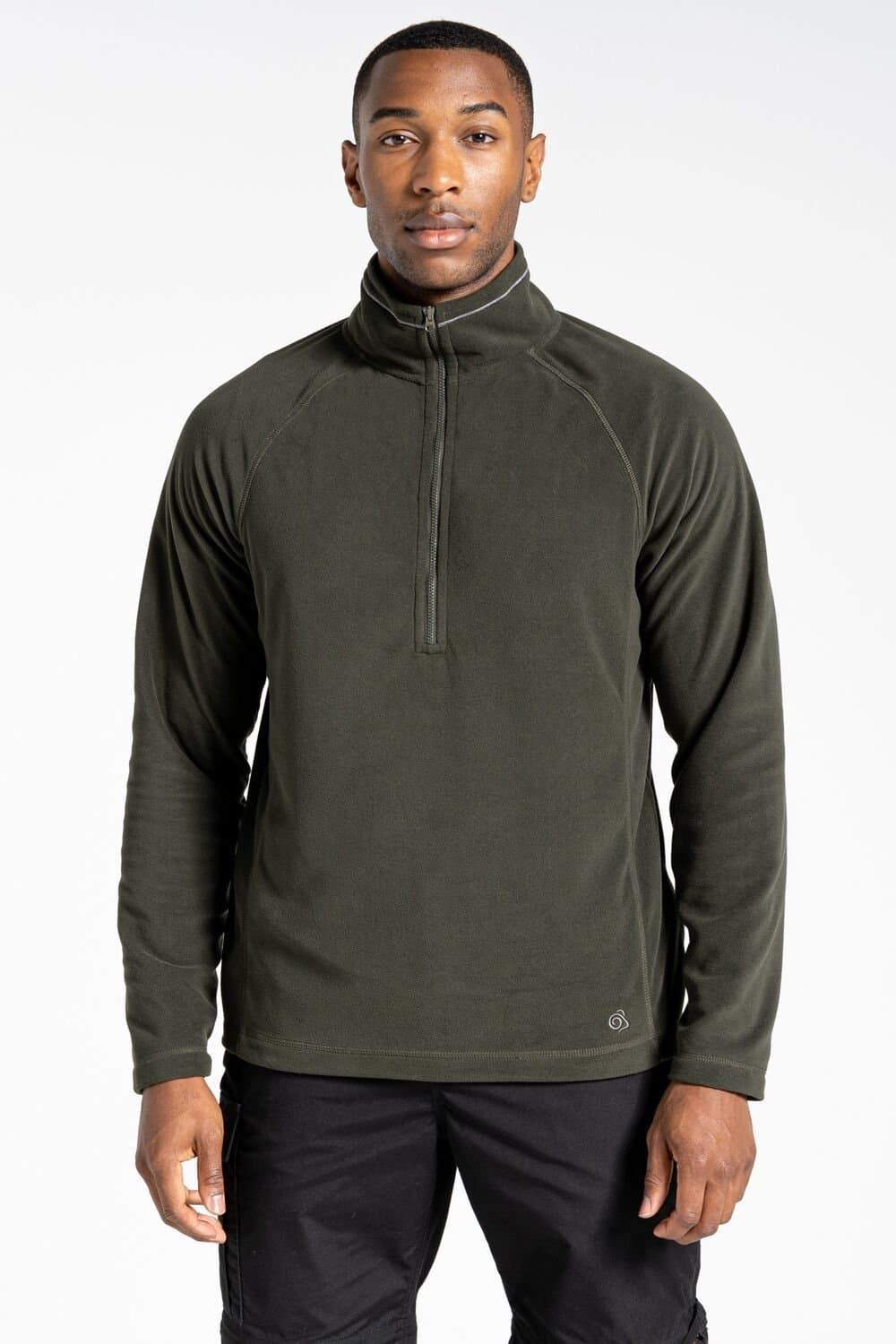 Craghoppers Craghoppers Men's 'Expert Corey 200' Insulated Half Zip Fleece in Dark Green