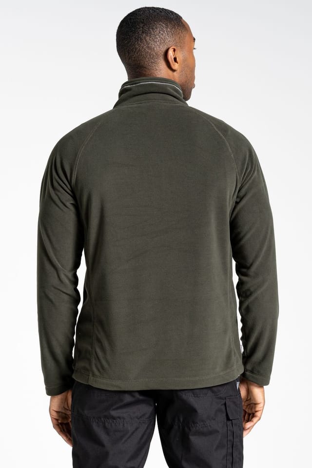Craghoppers Craghoppers Men's 'Expert Corey 200' Insulated Half Zip Fleece in Dark Green - 2