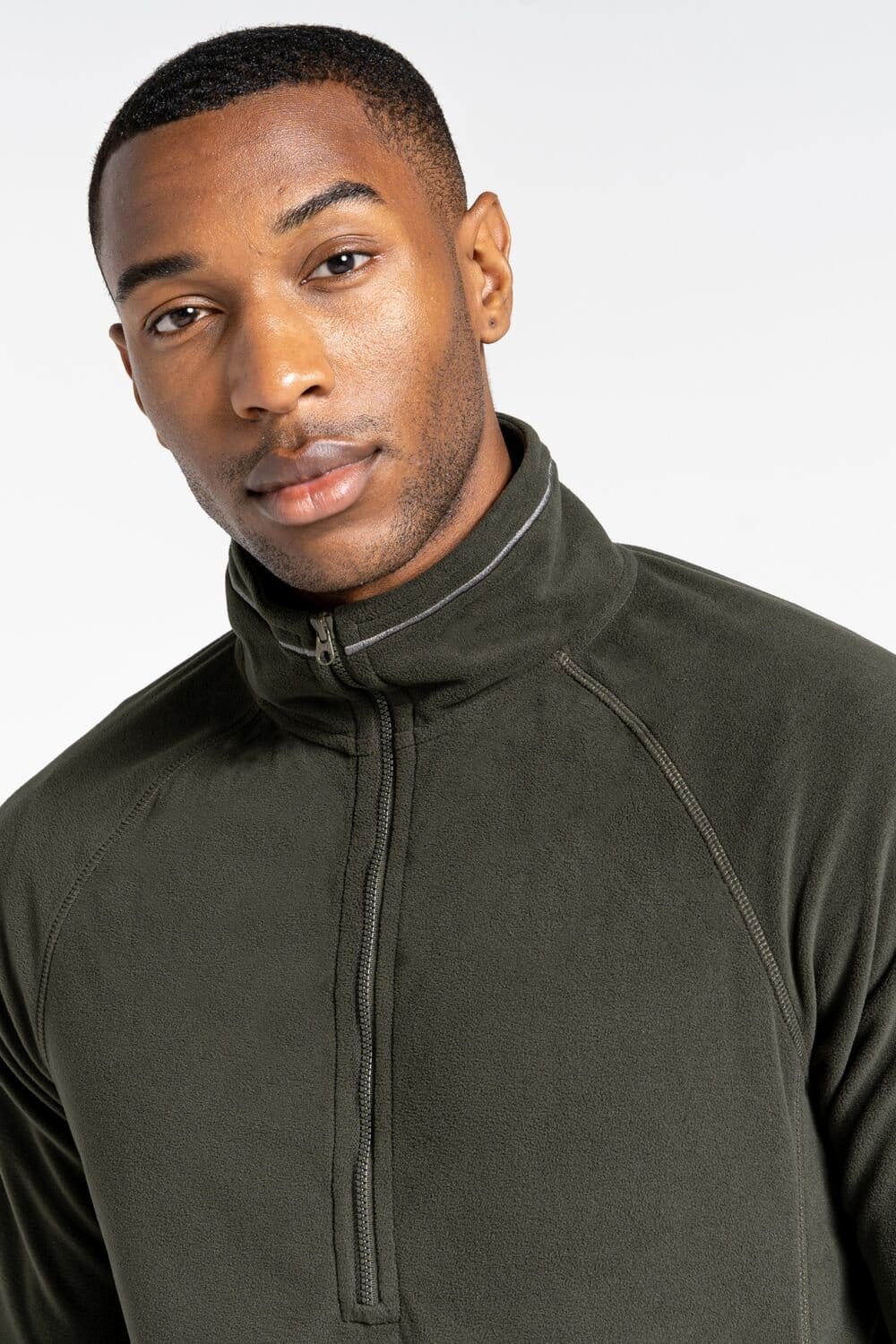 Craghoppers Craghoppers Men's 'Expert Corey 200' Insulated Half Zip Fleece in Dark Green - 4