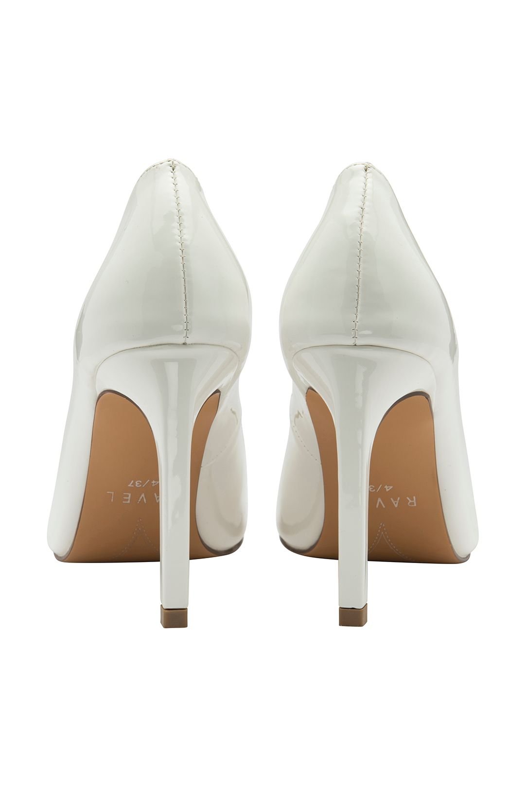 Ravel Ravel Women's 'Edson' Pointed-Toe Court Shoes in White - 3