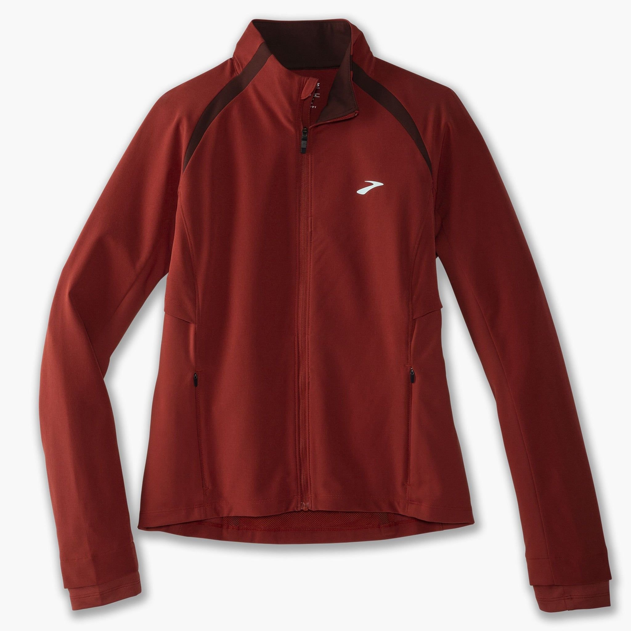 Brooks Brooks Women's Fushion Brown Hybrid Running Jacket - 4
