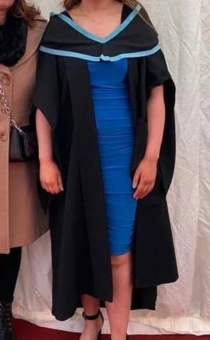 ASOS Royal blue ruched dress