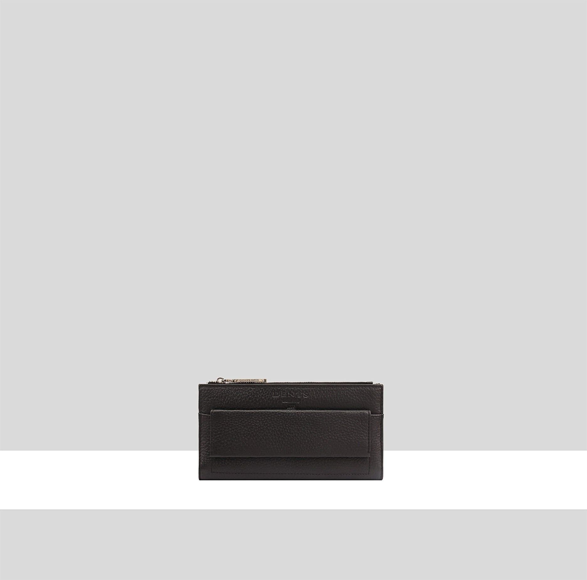 Dents Dents Women's Natalia Leather Purse in Jet Black
