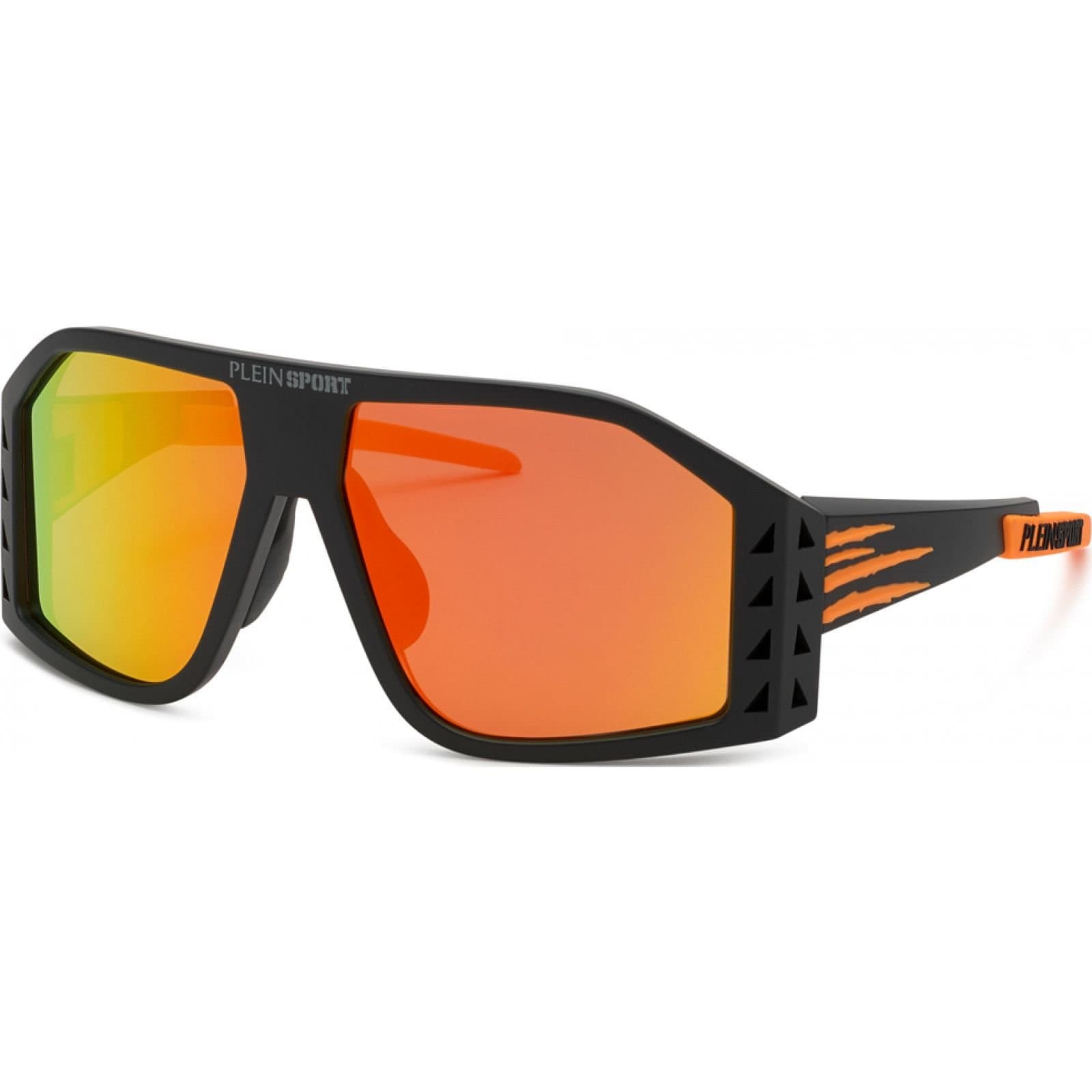 Plein Sport Plein Sport Men's SSP002-61U28A Square/Rectangle Sunglasses in Black