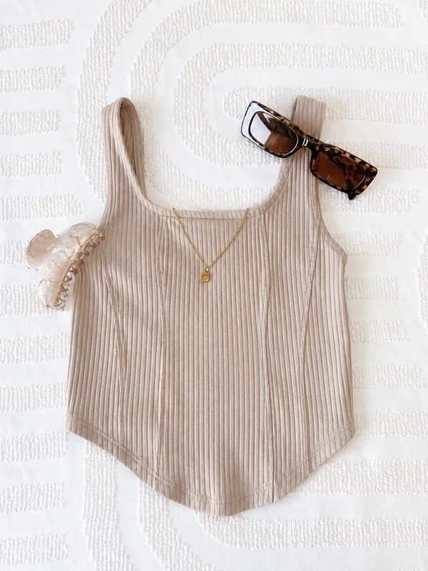 New Look New look beige corset top 10-11 years