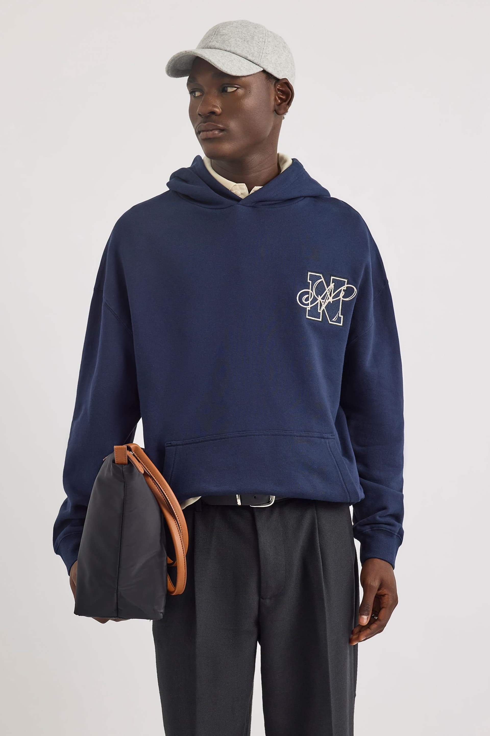 Nautica Nautica Men's Dark Navy Cotton OH Hoodie