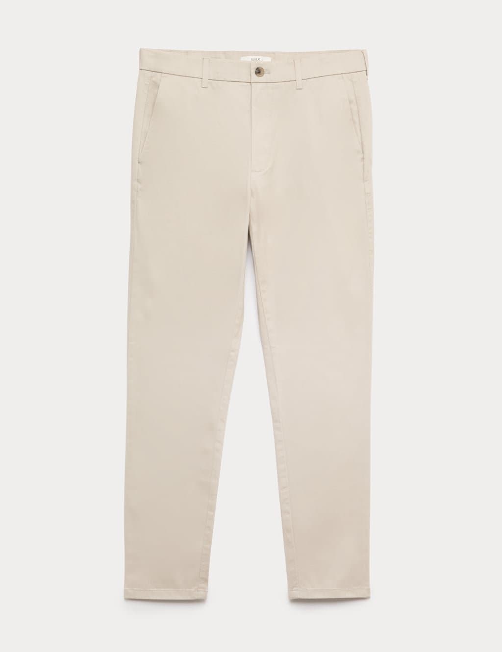Marks & Spencer M&S Skinny Fit Stretch Chinos Medium Beige
