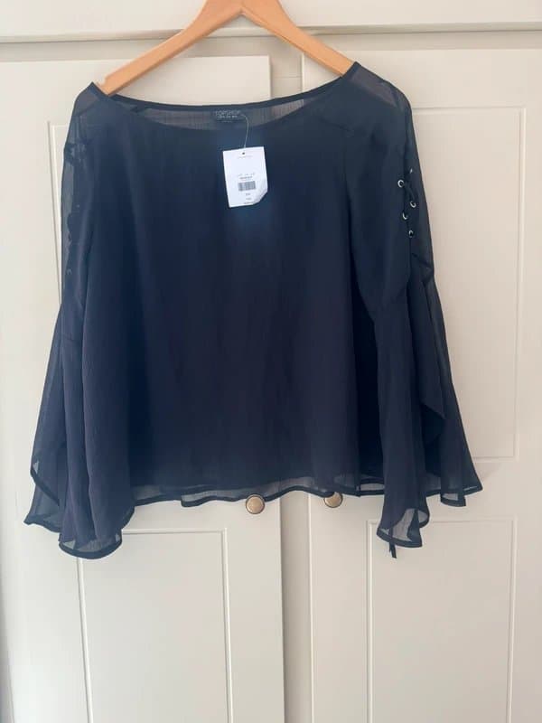 Topshop Bnwt sheer chiffon top