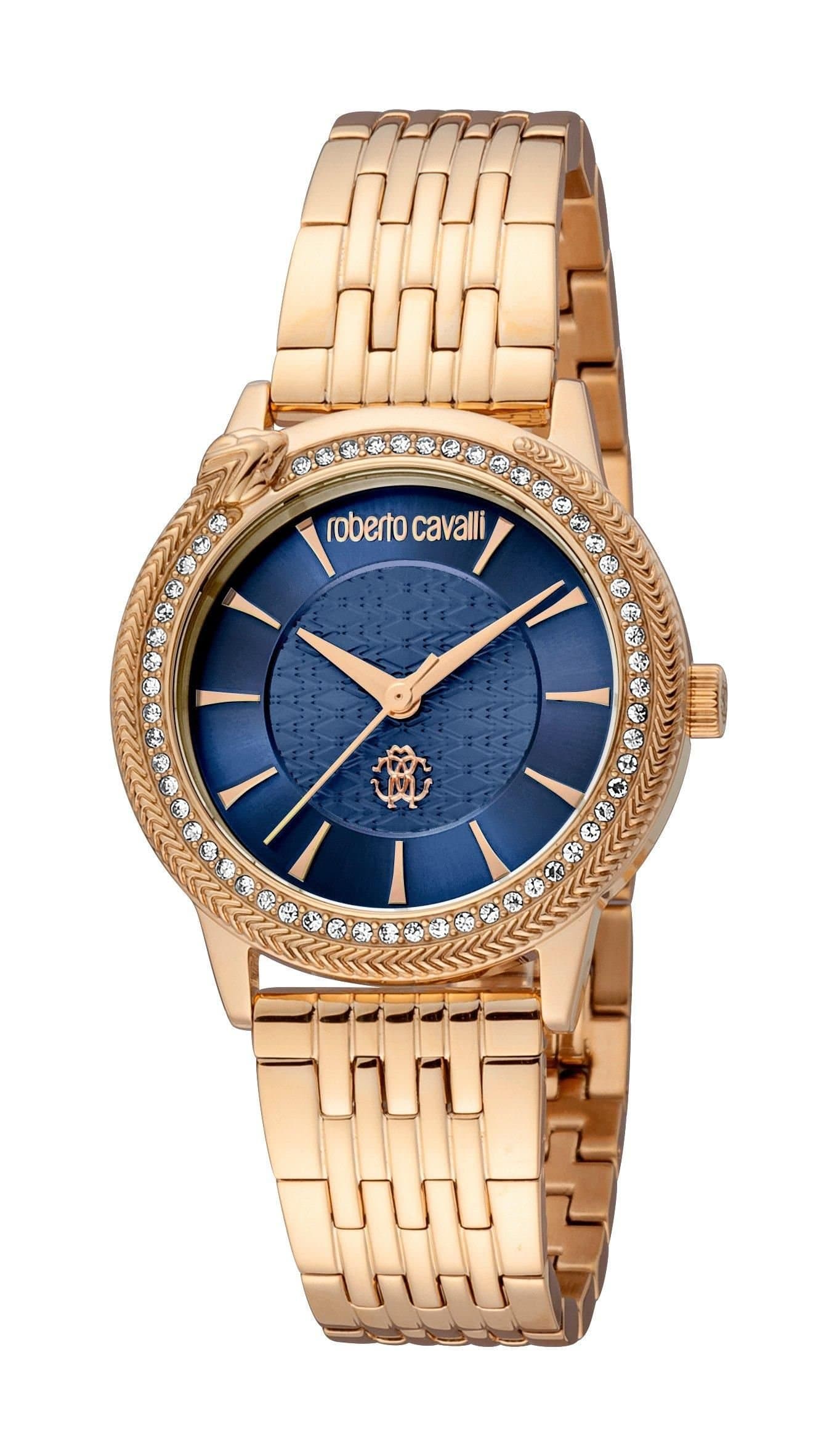 Roberto Cavalli Roberto Cavalli Women's Swiss Quartz Watch in Dark Blue
