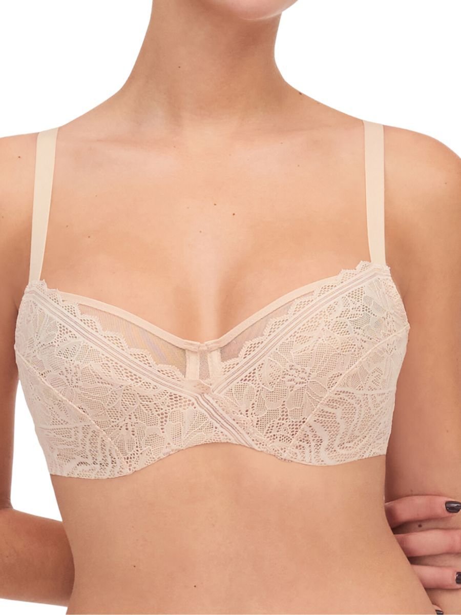 Chantelle Chantelle Women's Easy Feel Floral Touch Full Cup Bra in Nude - 2