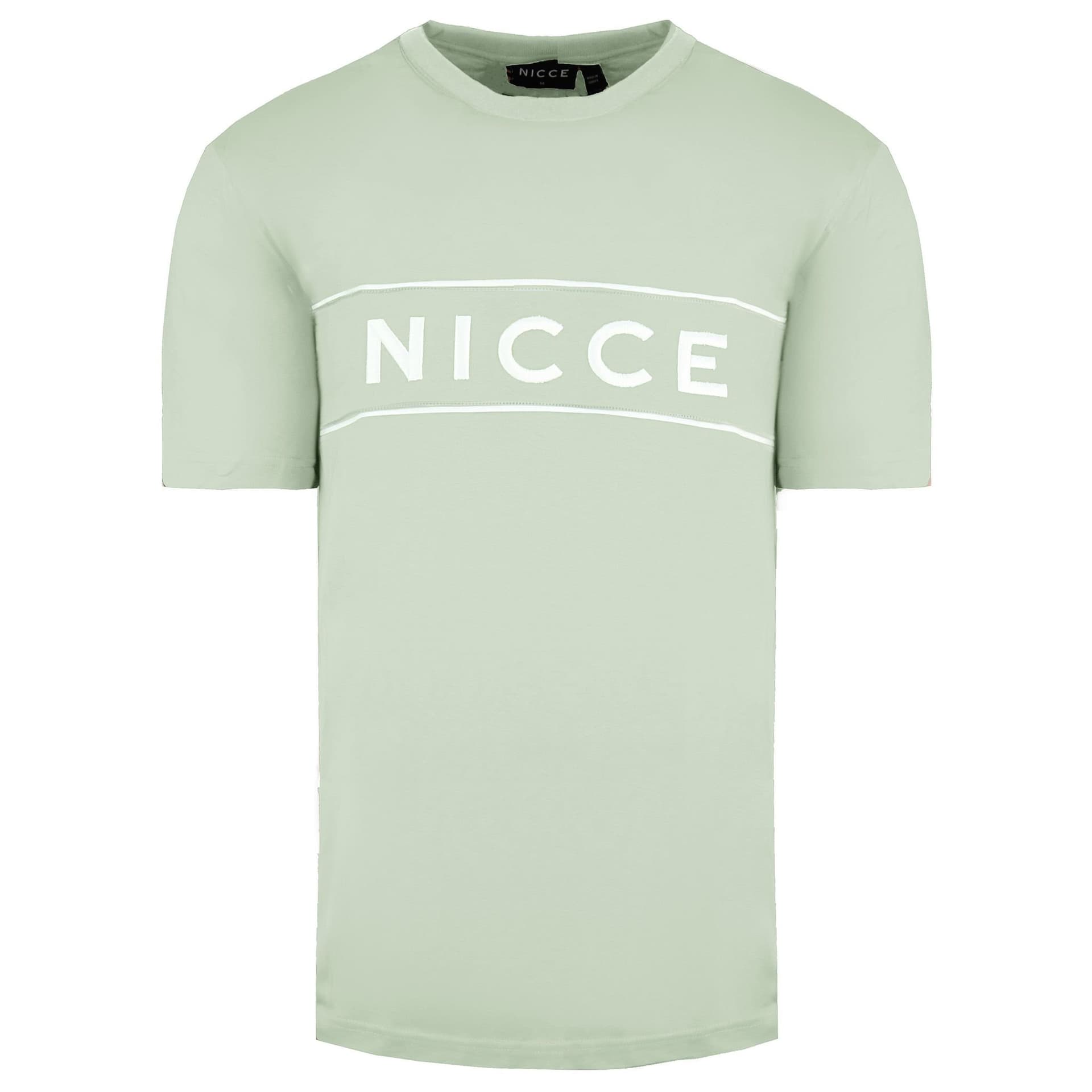 Nicce Nicce Men's Green Round Neck T-Shirt